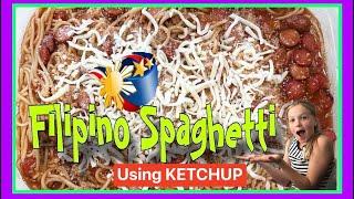 Filipino Spaghetti using KETCHUP | Recipe Included | Ohana Abode #1209
