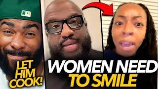 "WOMEN NEED TO SMILE" Woman Gets UPSET After She's CALLED OUT On Panel