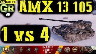 World of Tanks AMX 13 105 Replay - 6 Kills 7.1K DMG(Patch 1.4.1)