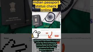 indian passport application track #shots #indianpassport #minivlog