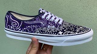 Vans Review: Vans Vault Originals x Bedwin & The Heartbreakers OG Authentic LX (Bandana) Multi Color