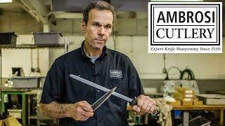 How To Sharpen A Knife by Knife Sharpening Expert Robert Ambrosi