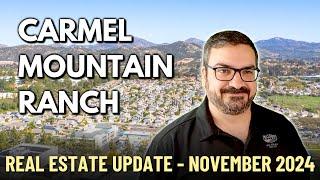 San Diego Real Estate Update - Carmel Mountain Ranch - November 2024