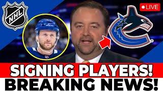 CONFIRMED NOW! CANUCKS SIGNING PLAYERS! MORGAN RIELLY CONFIRMED? VANCOUVER CANUCKS NEWS TODAY!