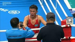 Makhmud Sabyrkhan (KAZ) vs. Caleb Tirado (PUR) World Olympic Qualifiers 2024 (57kg)