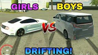 Girls VS Boys Drifting In Car Parking Multiplayer!