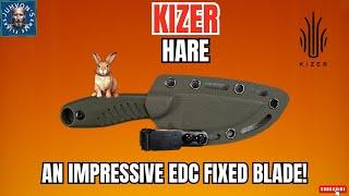 Kizer Hare EDC Fixed Blade. A little Bushcrafter Blade!