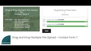 How to add Drag and Drop Multiple File Uploader  to Contact Form 7