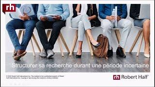 Nos conseils pour trouver un emploi dans une période incertaine