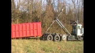 Unloading and Loading of a 30 Yard Container