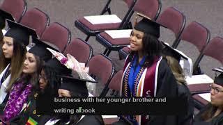 Haley Taylor Schlitz Graduation Recognition By TWU Chancellor Feyten