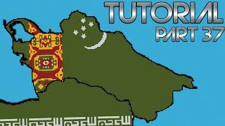 Turkmenistan - World Flag Map Tutorial [Part 37] [Minecraft]