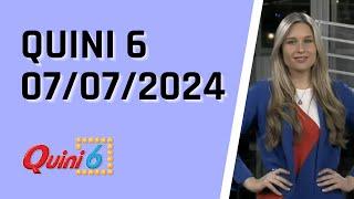 Quini 6 en vivo 07/07/2024 / Resultados del sorteo quini 6 del Domingo 7 de Julio del 2024