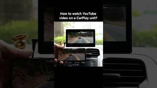 How to watch YouTube video on an Apple CarPlay head unit? #eonon #carplay #carstereo