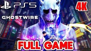 GHOSTWIRE TOKYO Gameplay Walkthrough FULL GAME (4K 60FPS) No Commentary