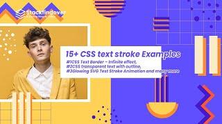 15+ CSS text stroke Examples [ Best CSS Outline Text ]