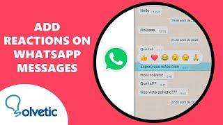 ️ How to React to WhatsApp Messages with Emojis 