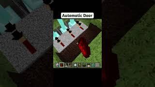 Minecraft Automatic Door || Easy to do || #shorts #minecraft #games #automaticdoor #gamer #gaming
