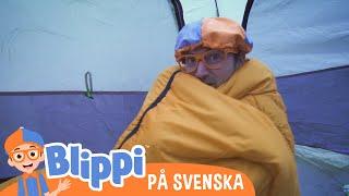 Blippi Svenska | Blippi besöker en campingplats | pedagogiska videor för barn