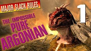 The impossible PURE ARGONIAN - 1 - by the rules of Major Slack - Skyrim Legendary Playthrough