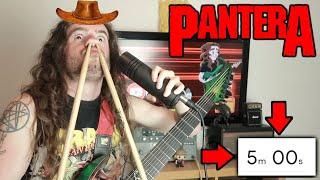 Making A PANTERA Song In 5 Minutes (Speedrun)