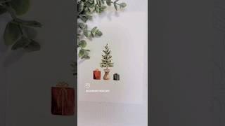 Day 6: Christmas tree! 12 Days of Christmas Painting #watercolor #learntopaint #christmas #tree