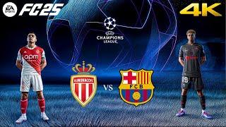 FC 24 - Monaco vs. Barcelona | UEFA Champions League | 4K