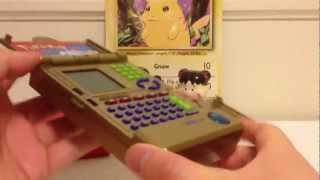 Rare 2001 Deluxe Limited Edition Gold Pokedex Review by Tiger Electronics