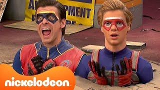 Captain Man and Kid Danger Get STUCK in the Floor! ️ | Henry Danger | Nickelodeon UK