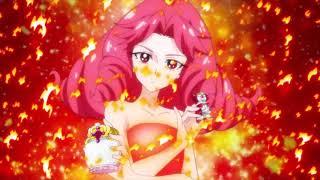 [1080p] Precure, Princess Engage! (Cure Scarlet Transformation)