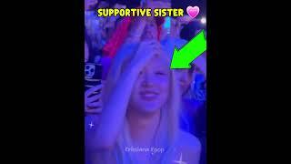 Rosé being a supportive sister  #lisa #coachella #rosé #Blackpink #fyp #music #kpop