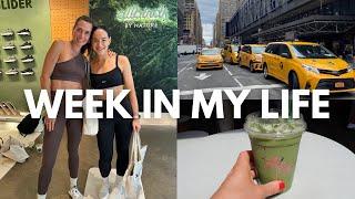 PRODUCTIVE WEEK IN MY LIFE LIVING IN NEW YORK CITY: meeting Melissa Wood, cook with me, new workouts