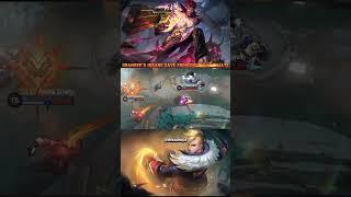 Granger's INSANE Save from DOUBLE Ultimate!  (Lesley + Aldous FAIL!) #mlbb #mlbbshorts #shorts