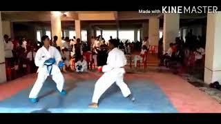 Aman fights Karate and Kickboxing