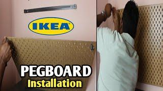 How to install IKEA Skadis Pegboard