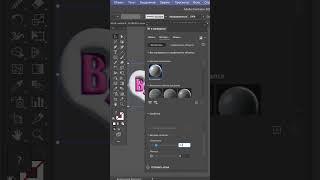 Легкий 3D эффект в Adobe Illustrator # #графическийдизайн #логотип #3D#adobeillustrator #лайфхак