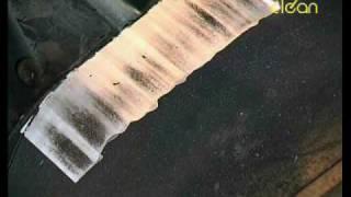 Laser Cleaning  Removes Rubber Residue .wmv