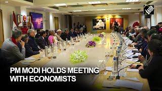 Delhi: PM Modi interacts with economists at NITI Aayog ahead of Union Budget