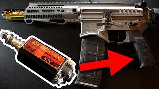 Shoot Cheaters Faster! Easy Airsoft AEG Motor Upgrade & Airsoft Gameplay