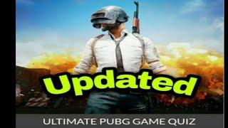 Ultimate Pubg game quiz answers | Latest Updated Version | All 25 Questions