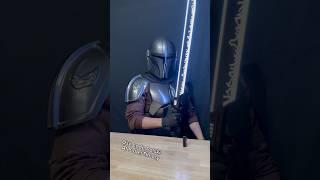 Powerful enough to rule a throne #starwars #unboxing #mandalorian #darksaber #lightsaber #shorts