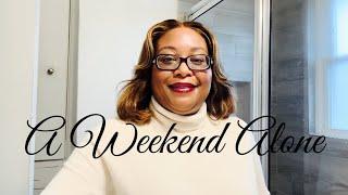 A Weekend Alone | cleaning, library, & grocery haul | @TracyHasAPlan