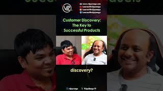 Customer discovery  the key to successful products #understandingbydesign #userexperience