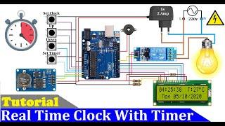 Real time clock based Automatic Home Appliances control | Real Time Clock With Timer