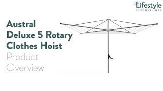 Austral Deluxe 5 Rotary Clothes Hoist Overview - Lifestyle Clothesline
