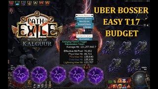 Poe 3.25 | Budget | Uber Boss Killer | Easy T17 | Cheapest Build | Tanky | High DMG| Flamewood Totem