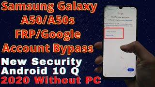 Samsung A50/A50s Frp Bypass | Samsung A50/A50s Frp/Google Account Unlock New Security Android 10 Q