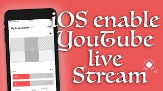 How to enable YouTube Live Streaming on iPad