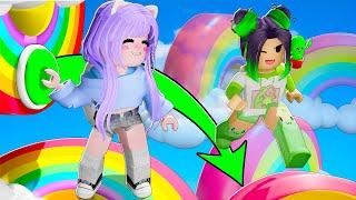 ОББИ НА ДВОИХ! ПРОХОДИМ ПО РАДУГЕ! Roblox 2 Player Obby