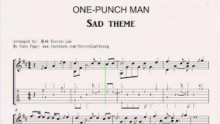 One Punch Man - Sad Theme "Fingerstyle Guitar" [TAB]